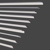 set of ceiling moldings (cornices) — classic profiles 10-19