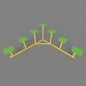 sp017 dog training rack