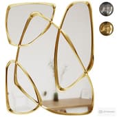 Groom gold &silver mirror from Corner Design