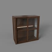 small cabinet with led backlight, art. 310 led, 700x725nx310