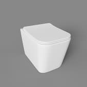 cubic rimless toilet bowl cn1806