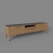tv stand piega oak foggy matt