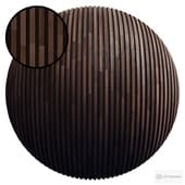 Striped Wood Panel E / PBR / PNG / 4K