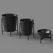 planters for flowers laly, designboom