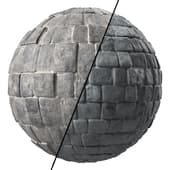 D318 Stone wall Materials | Sbsar Seamless PBR 4k