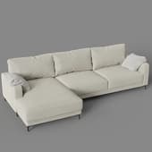 lion modern four-seater with ottoman