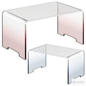 Transparent Table - Acrylic - Gradient Color Design by Creative Home Decor