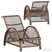 Woven armchair