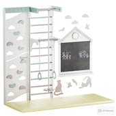 a set for the children's room from the collection "the cat's house"
