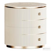 Bed Side Table Kennedy White