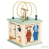 Wooden 5-in-1 activity cube
