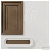 decorative panel 3d art relief 66