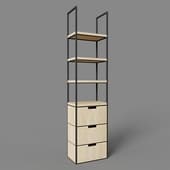 loft a3 small shelving