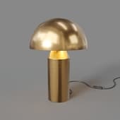 mushroom table lamp freya eleon fr5218tl-01bs-09635