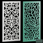 Set of decorative panels 12
