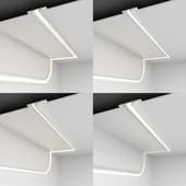 a set of universal led profiles for linear lighting 5-8