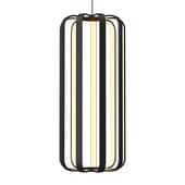 halo cage long led pendant lamp
