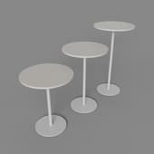 mei bar table, diameter - 60, height - 75, 90 and 110 cm
