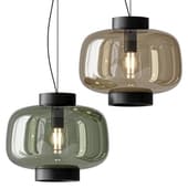 Hem Dusk Large Matte Anthracite Pendant Lamp