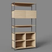 hanley loft-style shelving