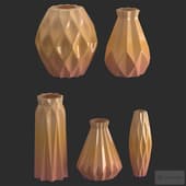 geometric vases