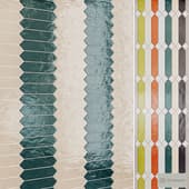 Equipe Arrow Set Color ! HexaLine Ceramic Tiles