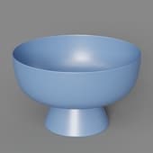 vivlend leg dish, ø25.5 cm, twilight bergenson bjorn