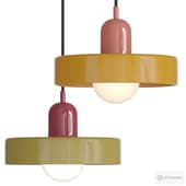 Nordic Vintage Green Medieval Lamp Danish Cream Wind Glass Pendant Light