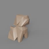 the origami koinu figure