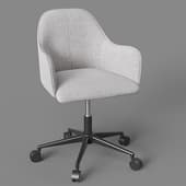isla armchair, matting, grey bergenson bjorn