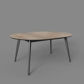 ufo jupiter oval table, veneer, 1200x1600