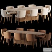 Nicola & Mulholland Dining Set 011 by rh.com