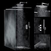 built-in palazzani track shower system