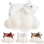 cloud wall lamp for children's room || xiuan rabbit white wall lamp