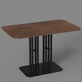 rectangular bar table loft ps006 1x2 cross