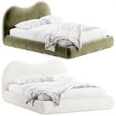 amber bed by divan.ru || amber 160 buckle white bed