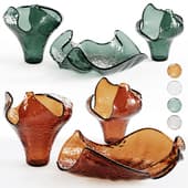 Poltrona Frau Water Illusion Recycled Glass Vase