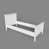 bed 90 high (without a mattress grid 90x200), 385bp+l+bj, 1020x1000h2120, white