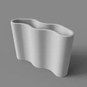 the chayka vase is white