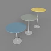 mei bar table, diameter - 80, height - 75, 90 and 110 cm