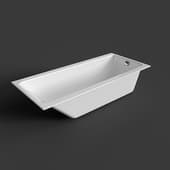 rectangular bath crea 180x80