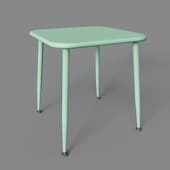 lyon table, light green