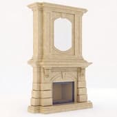 marble fireplace