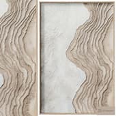 decorative panel 3d art relief 117