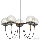 Glass Ball Chandelier
