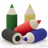 pillows "pencils"