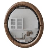 Damla And Bronz Mirror by Medusa Home