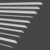 set of ceiling moldings (cornices) — classic profiles 180-189