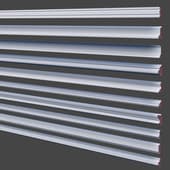set of decorative wall moldings 50-59