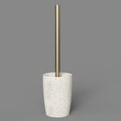 mosaic toilet brush, light beige bergenson bjorn